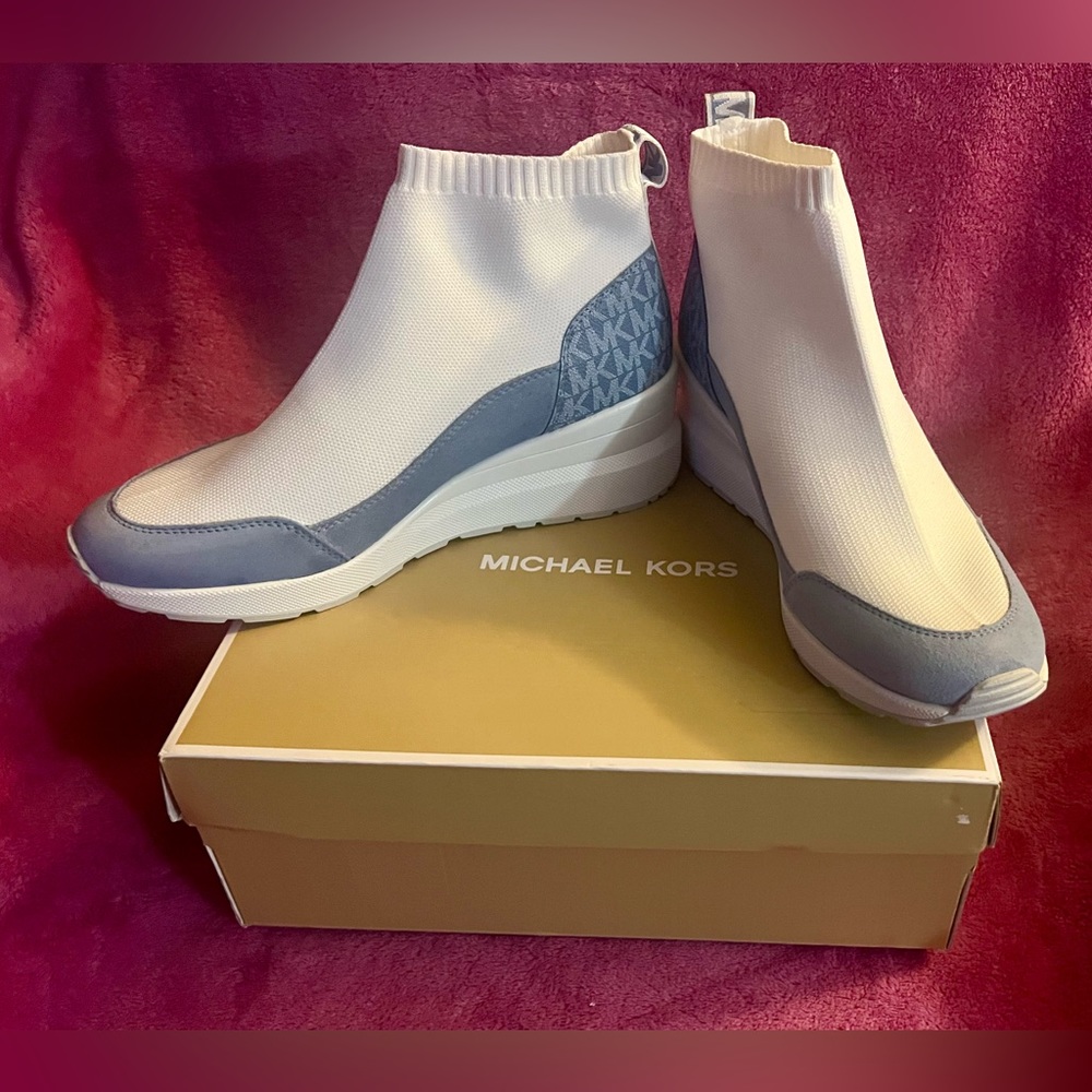 MK  Mabel Slip on Wedge Sneakers